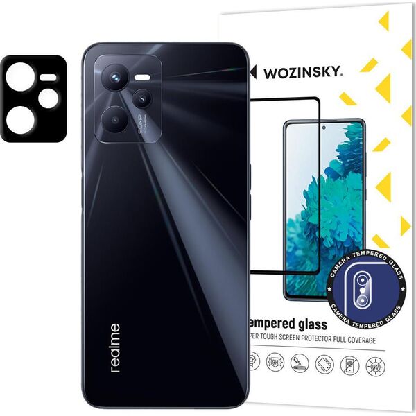 Wozinsky Wozinsky Full Camera Glass szkło hartowane 9H na cały aparat kamerę Realme C35 11259944 9145576248089