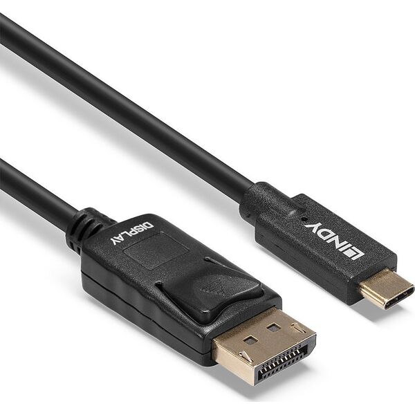 Kabel USB Lindy USB-C - DisplayPort 5 m Czarny (43305) 11260497 4002888433051