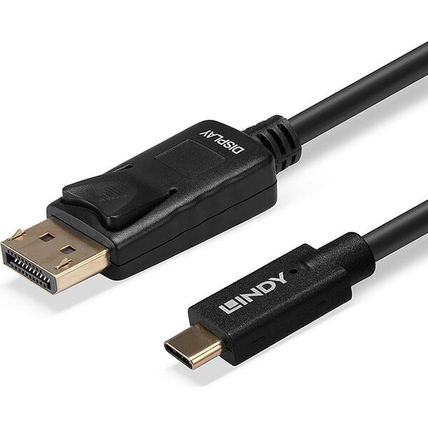 Kabel USB Lindy USB-C - DisplayPort 5 m Czarny (43305) 11260497 4002888433051