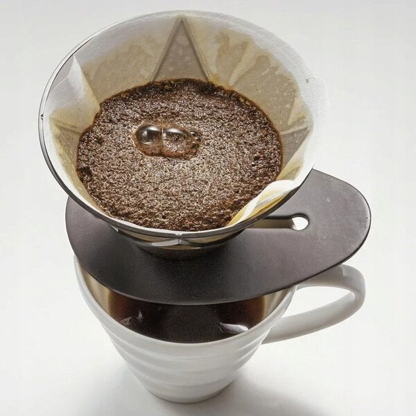 Hario Hario - V60 MUGEN - Plastikowy Dripper - Czarny 11261288 4977642031302