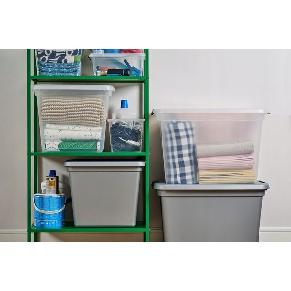 Moxom Pojemnik do przechowywania MOXOM Simple Box, 9l, (290 x 290 x 165mm), transparentny 11262412 5902541138202