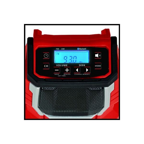 Radio Einhell TC-RA 18 Li BT - Solo RADIO AKU 11262625 4006825651492
