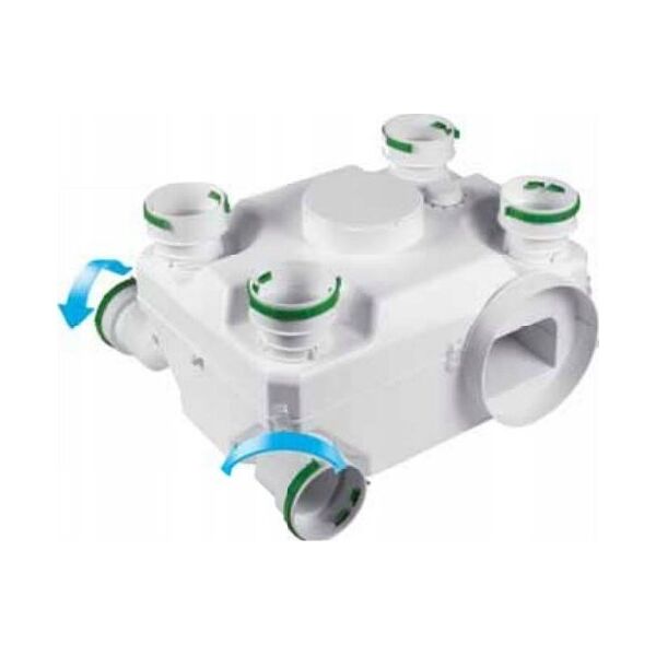 AWENTA Wentylator centralny Aventa CVU400HT higrostat+timer 60W 230V AC 3-biegowy 265/360/415m3/h 11268977 5905033313682