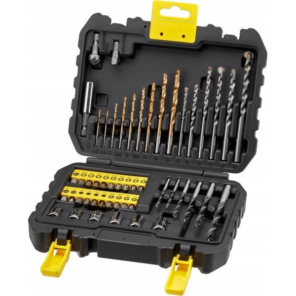 Wiertło Stanley 50 szt zestaw wiertel i bitow 11273274 5035048545263