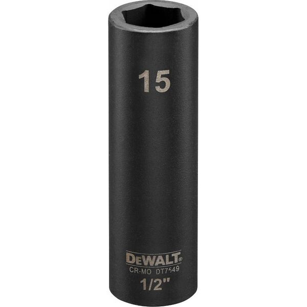 Dewalt nasadka 15mm 1/2c impact socket deep 11273317 5035048543375