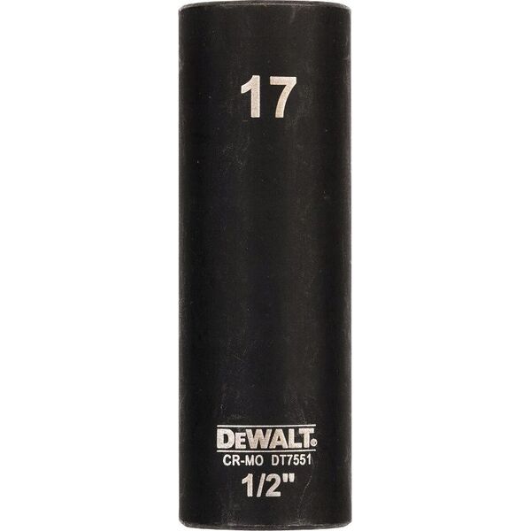 Dewalt nasadka 17mm 1/2c impact socket deep 11273318 5035048543399