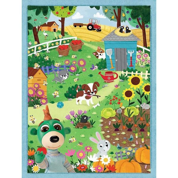 Trefl Dwustronne Puzzle 2x10 elementy Baby Maxi Poznaj Bobaski 4w1 11277525 5900511430004