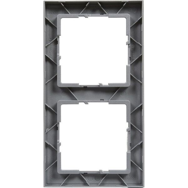 Legrand SUNO Ramka dwukrotna aluminium 721512 11461394 3414972043069