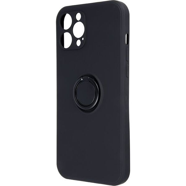 TelForceOne Nakładka Finger Grip do iPhone 13 Pro Max 6,7" czarna 11463376 5900495939272