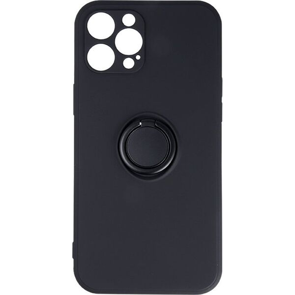 TelForceOne Nakładka Finger Grip do iPhone 13 Pro Max 6,7" czarna 11463376 5900495939272