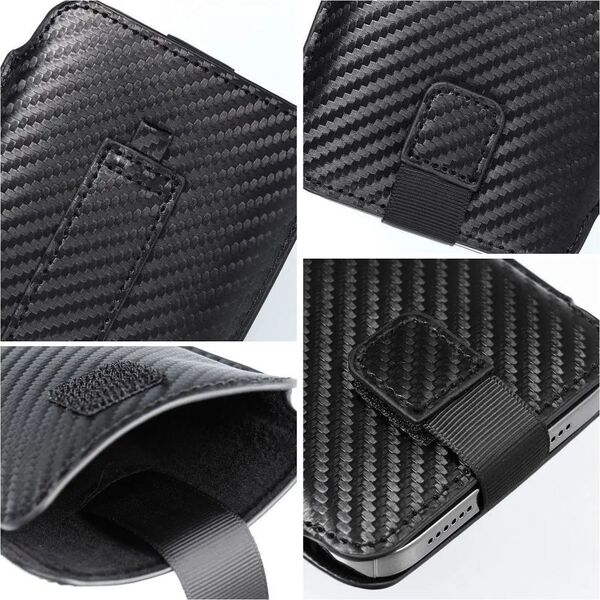 ForCell Futerał Forcell POCKET Carbon - Model 02 - do IPHONE 5 / 5S / 5SE / 5C 11465626 5903396127243