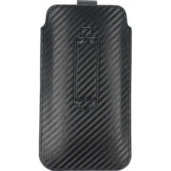 ForCell Futerał Forcell POCKET Carbon - Model 17 - do SAMSUNG A02s / A03s / A12 / A21s / A32 5G / A42 5G / A72 5G / M12 XIAOMI Redmi 9A / 9AT / 9c / Note 10 11465640 5903396127397