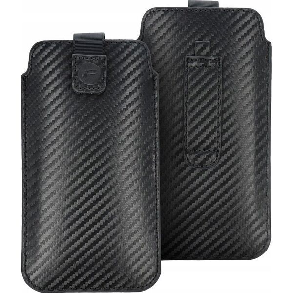 ForCell Futerał Forcell POCKET Carbon - Model 16 - do SAMSUNG A22 5G / LTE ( 4G ) / S21 FE / A31 / 531 / M21 / A6 Plus 2018 / A7 2018 XIAOMI Mi 11 Lite 5G O 11465694 5903396127380