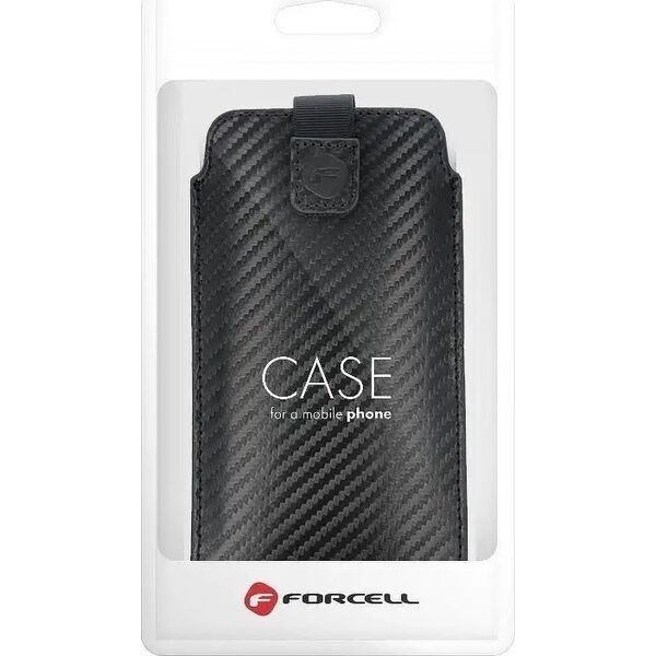 ForCell Futerał Forcell POCKET Carbon - Model 16 - do SAMSUNG A22 5G / LTE ( 4G ) / S21 FE / A31 / 531 / M21 / A6 Plus 2018 / A7 2018 XIAOMI Mi 11 Lite 5G O 11465694 5903396127380