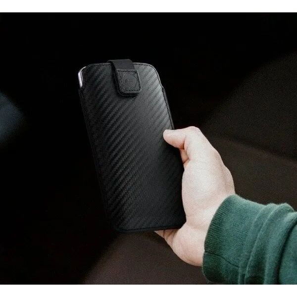 ForCell Futerał Forcell POCKET Carbon - Model 16 - do SAMSUNG A22 5G / LTE ( 4G ) / S21 FE / A31 / 531 / M21 / A6 Plus 2018 / A7 2018 XIAOMI Mi 11 Lite 5G O 11465694 5903396127380