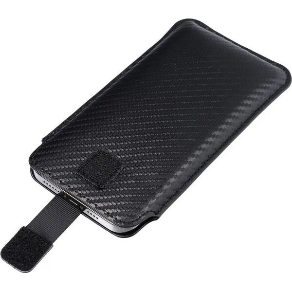 Futerał Forcell POCKET Carbon - Model 11 - do IPHONE 12 / 12 PRO SAMSUNG Note / Note 2 / Note 3 / Xcover 5 / S21 11465697 5903396127335
