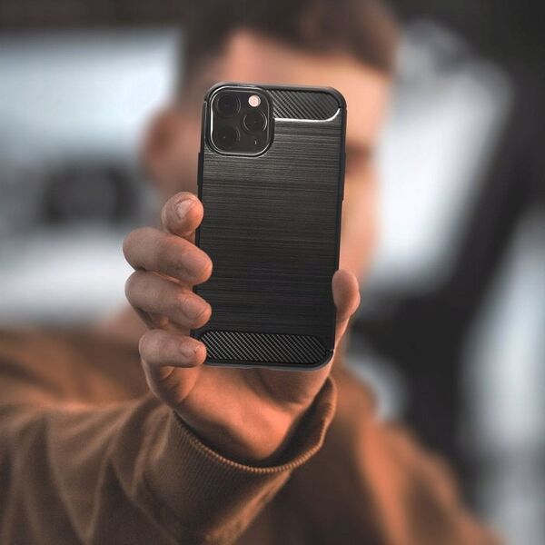 Futerał Forcell CARBON do REALME 8 czarny 11465778 5903396160936