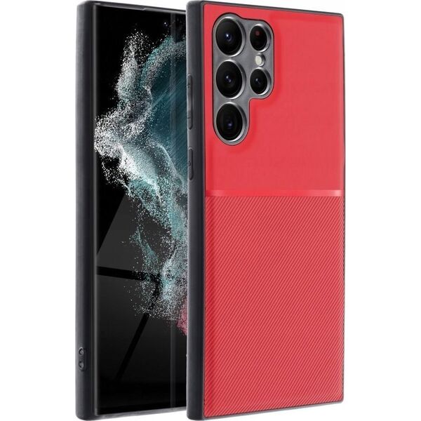 Futerał Forcell NOBLE do SAMSUNG S22 Ultra czerwony 11465828 5903396138461