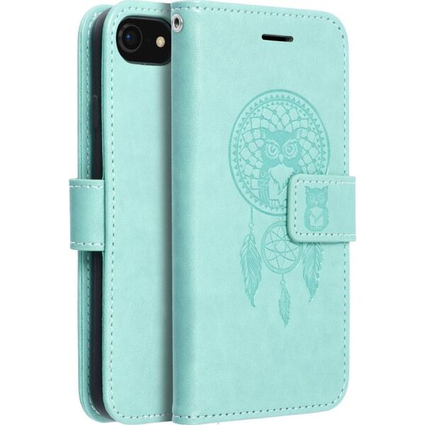 Kabura Forcell MEZZO Book do IPHONE 7 / 8 / SE 2020 / SE 2022 łapacz snów zielony 11466098 5903396157585