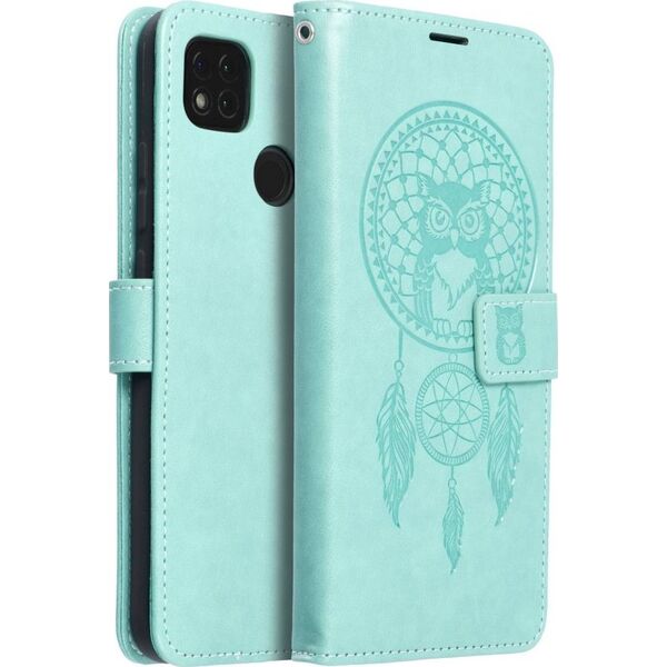 ForCell Kabura Forcell MEZZO Book do XIAOMI Redmi 9C / 9C NFC łapacz snów zielony 11466198 5903396157554