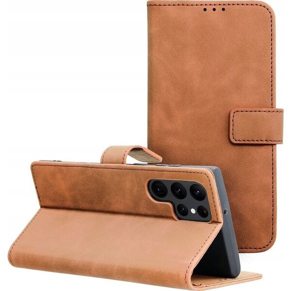 ForCell Kabura Forcell TENDER Book do SAMSUNG Galaxy S22 Ultra brązowy 11466232 5903396140112