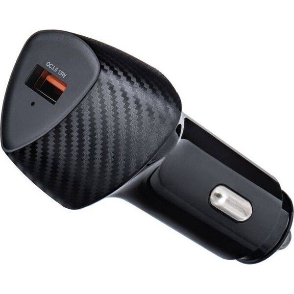 Ładowarka ForCell FORCELL CARBON ładowarka samochodowa USB QC 3.0 18W CC50-1A czarny (Total 18W) 11466644 5903396133800