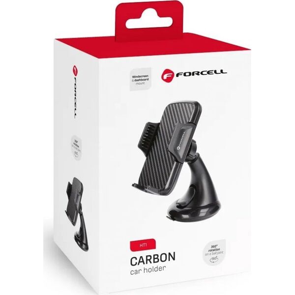 ForCell Forcell uchwyt samochodowy CARBON HT1 czarny 11466845 5903396142314