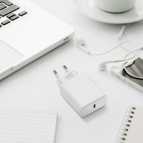 Ładowarka ForCell Ładowarka Sieciowa Forcell Uniwersalna ze złączem USB typ C - 3A 25W z funkcją ładowania PD i QC 4.0 11466852 5903396123757