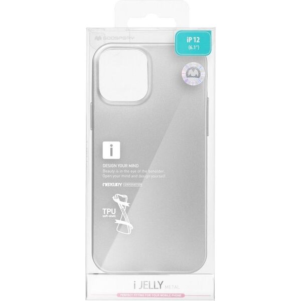 Goospery Futerał i-Jelly Mercury do IPHONE 13 PRO szary 11467257 8809824770067
