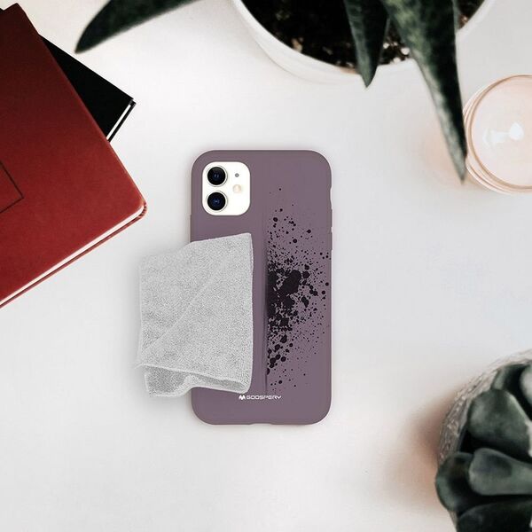 Goospery Futerał Mercury Silicone do SAMSUNG A33 5G fioletowy 11467429 8809842242997