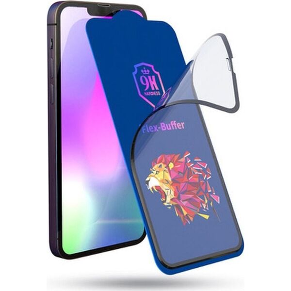 Bestsuit Szkło hybrydowe Bestsuit Flex-Buffer 5D z powłoką antybakteryjną Biomaster do iPhone 12 mini 5,4" czarny 11467679 5903396130212