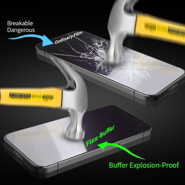 Bestsuit Szkło hybrydowe Bestsuit Flex-Buffer 5D z powłoką antybakteryjną Biomaster do iPhone 12 mini 5,4" czarny 11467679 5903396130212