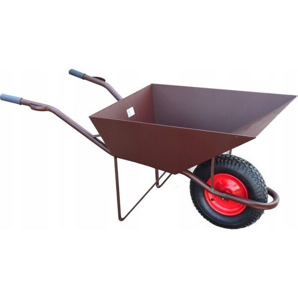 AWTools AW TACZKA BUDOWLANA  85L/2,0mm BRĄZ+OSŁONA KOŁA /GŁĘBOKA 11537573 5903678612245