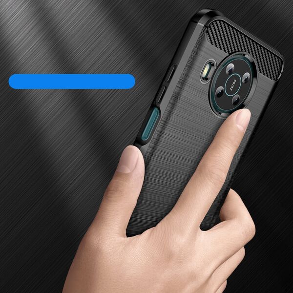 Hurtel Carbon Case elastyczne etui pokrowiec Nokia X100 czarny 11538373 9145576249086