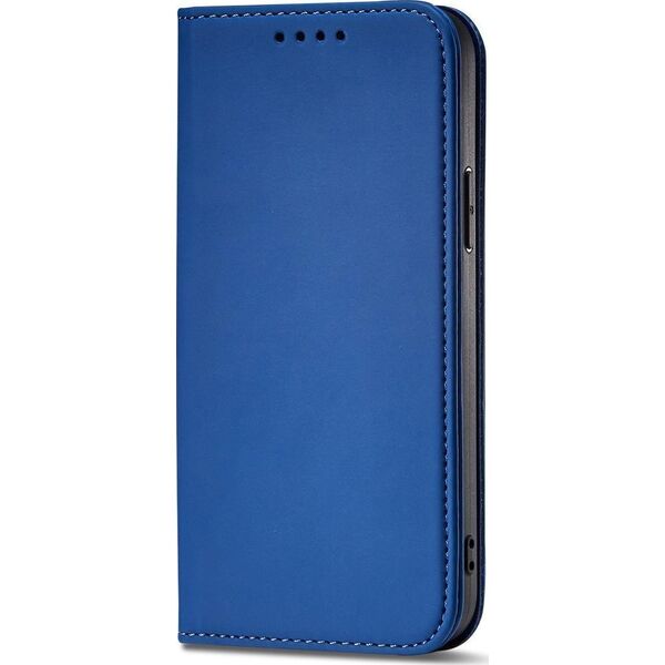 Hurtel Magnet Card Case etui do iPhone 13 Pro Max pokrowiec portfel na karty kartę podstawka niebieski 11542297 9145576250990
