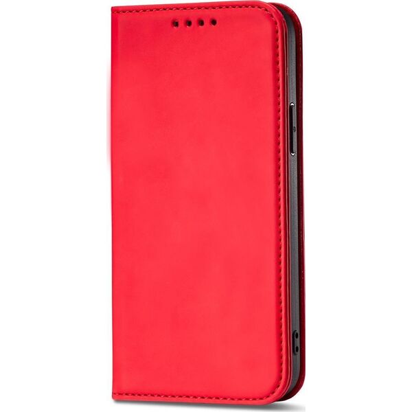 Hurtel Magnet Card Case etui do iPhone 13 Pro pokrowiec portfel na karty kartę podstawka czerwony 11542307 9145576250976