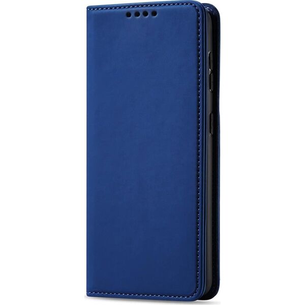 Hurtel Magnet Card Case etui do Samsung Galaxy S22+ (S22 Plus) pokrowiec portfel na karty kartę podstawka niebieski 11542329 9145576251317