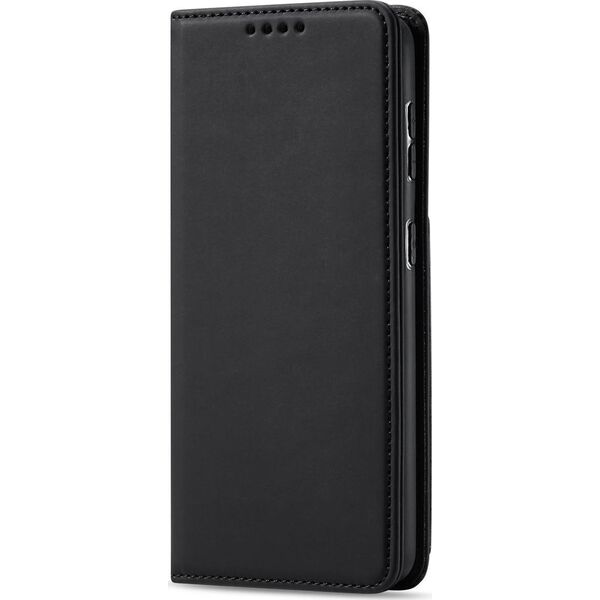 Hurtel Magnet Card Case etui do Samsung Galaxy S22+ (S22 Plus) pokrowiec portfel na karty kartę podstawka czarny 11542331 9145576251300