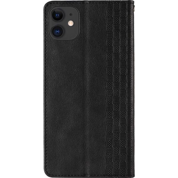 Hurtel Magnet Strap Case etui do iPhone 12 pokrowiec portfel + mini smycz zawieszka czarny 11542338 9145576250068