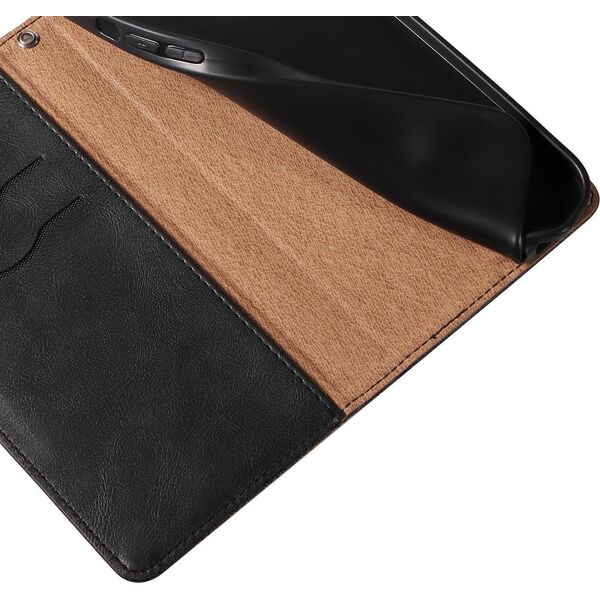 Hurtel Magnet Strap Case etui do iPhone 12 pokrowiec portfel + mini smycz zawieszka czarny 11542338 9145576250068