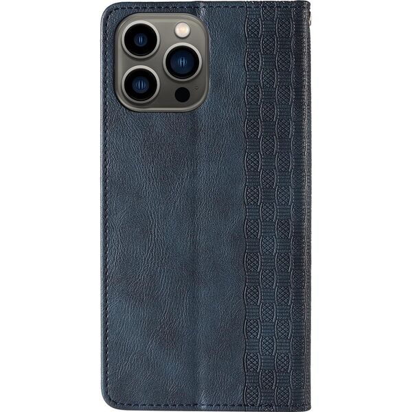 Hurtel Magnet Strap Case etui do iPhone 12 Pro pokrowiec portfel + mini smycz zawieszka niebieski 11542346 9145576250112