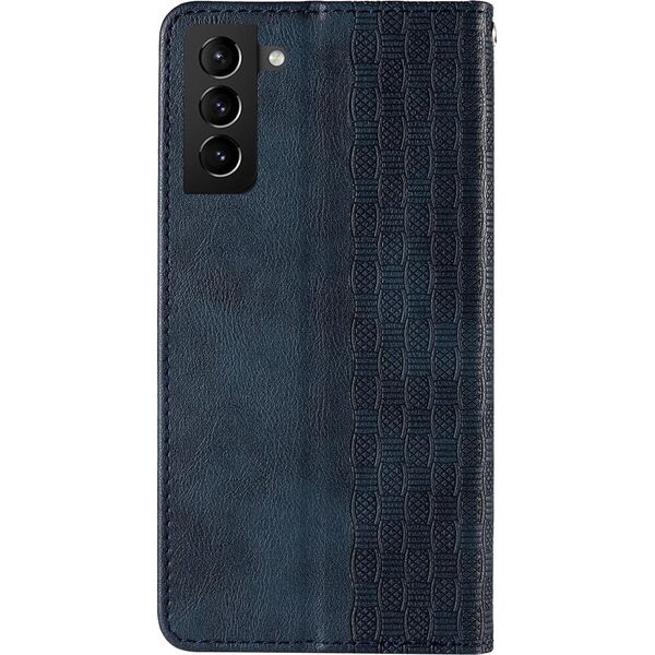 Hurtel Magnet Strap Case etui do Samsung Galaxy S22+ (S22 Plus) pokrowiec portfel + mini smycz zawieszka niebieski 11542387 9145576250631