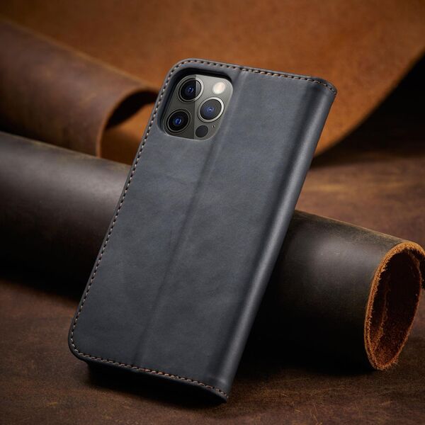 Hurtel Magnet Fancy Case etui do iPhone 12 Pro Max pokrowiec portfel na karty kartę podstawka czarny 11542411 9145576249468