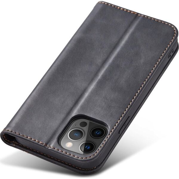 Hurtel Magnet Fancy Case etui do iPhone 12 Pro Max pokrowiec portfel na karty kartę podstawka czarny 11542411 9145576249468