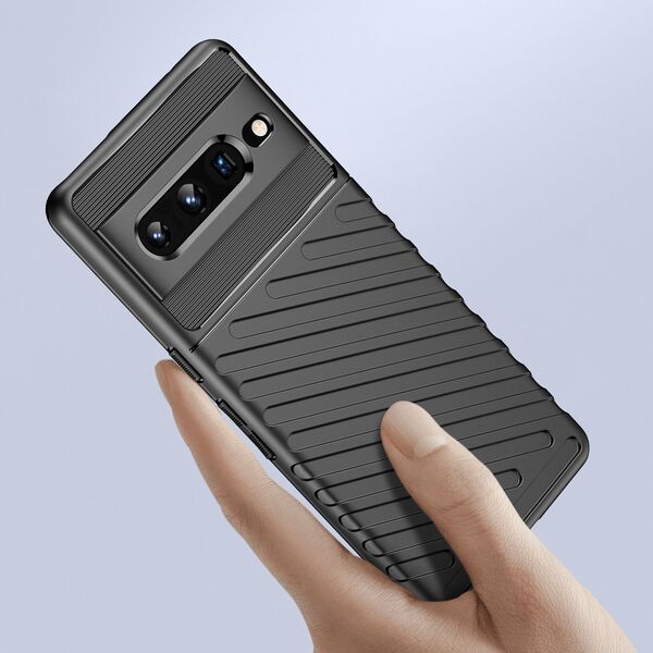 Hurtel Thunder Case elastyczne pancerne etui pokrowiec Google Pixel 7 Pro czarny 11547389 9145576249055