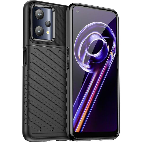 Hurtel Thunder Case elastyczne pancerne etui pokrowiec Realme 9 Pro czarny 11547390 9145576249079