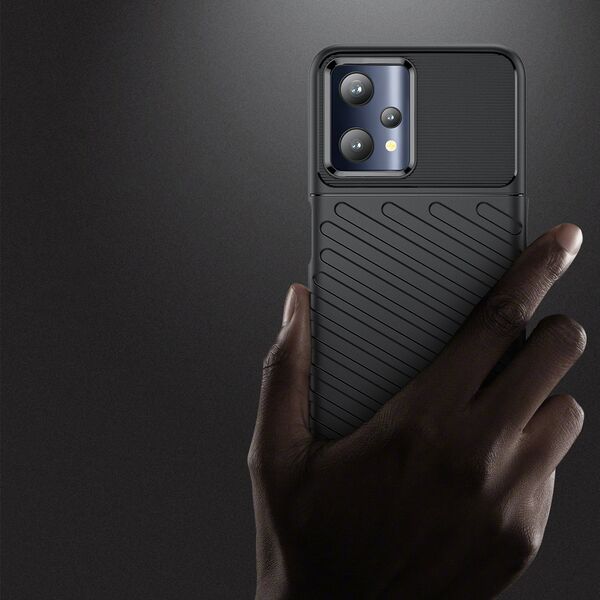 Hurtel Thunder Case elastyczne pancerne etui pokrowiec Realme 9 Pro czarny 11547390 9145576249079