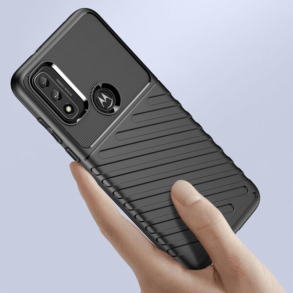 Hurtel Thunder Case elastyczne pancerne etui pokrowiec Motorola Moto G Play 2022 czarny 11547392 9145576255087