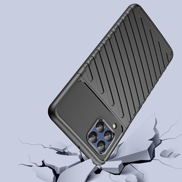 Hurtel Thunder Case elastyczne pancerne etui pokrowiec Samsung Galaxy M53 5G czarny 11547395 9145576255094