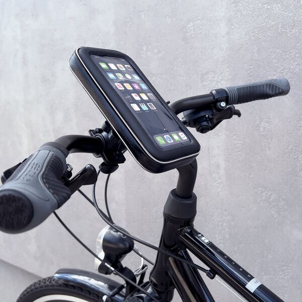 Wozinsky Wozinsky uchwyt na telefon do roweru, motocykla, hulajnogi czarny (WBHBK7) 11548605 5907769307324